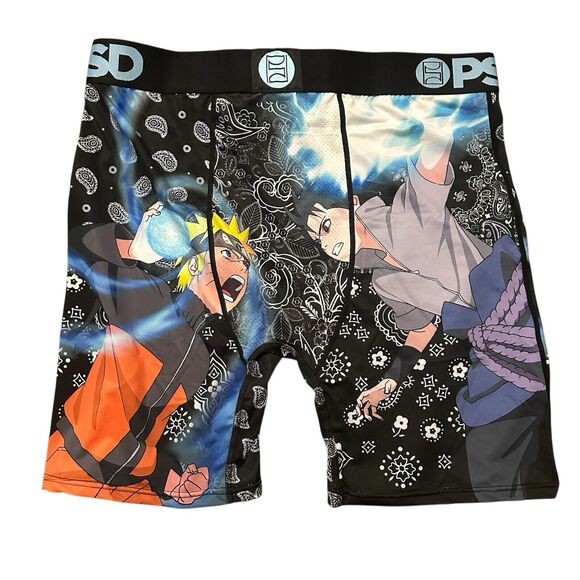 PSD Naruto Men's Boxer Brief Underwear Size 2XL Impact Wash Allover Print NWOT - Picture 3 of 4